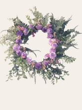 Load image into Gallery viewer, Wreaths-  Purple Floral Wreath