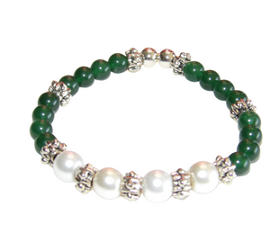 Jewelry- Jade Green bead bracelet