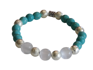 Jewelry- Turquoise Magnesite Bead Bracelet