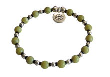 Load image into Gallery viewer, Jewelry - Green JADE bead bracelet