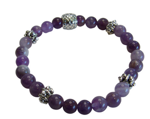 Jewelry- Amethyst Bead Bracelet