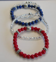 Load image into Gallery viewer, Jewelry - Red, white and Blue set