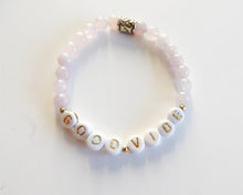 Load image into Gallery viewer, Balance Bracelets- GOOD VIBE rose quartz bead bracelet