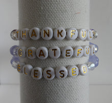 Load image into Gallery viewer, Balance Bracelets -  THANKFUL GRATEFUL BLESSED bracelet