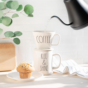 Pottery -Rise and Shine Coffee Drip and Mug