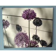 ART -Purple Spring Flower Canvas Photo Print