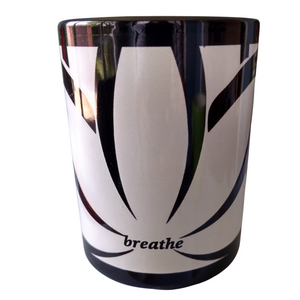 MUGS -Breathe black coffee mug