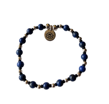Load image into Gallery viewer, Jewelry - Lapus Lazuli bead bracelet