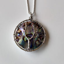 Load image into Gallery viewer, Jewelry- Necklace with Abalone shell pendant