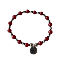 Load image into Gallery viewer, Jewelry - Red Jade bead bracelet