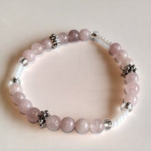 Load image into Gallery viewer, Jewelry- Pink Rose Quartz bracelet