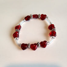 Load image into Gallery viewer, Jewelry - Red Hearts bracelet