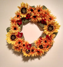 Load image into Gallery viewer, Wreaths- Fall Sunflowers and Daisies