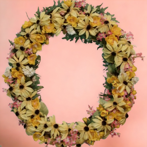 Wreaths- Yellow and Pink