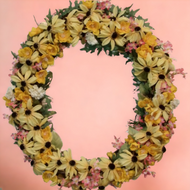 Wreaths- Yellow and Pink