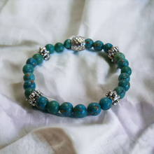 Load image into Gallery viewer, Jewelry - Blue Turquoise Bead Bracelet