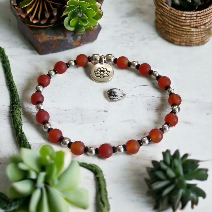 Jewelry - Carnelian bead bracelet