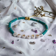 Balance Bracelets- FAITH  Heishi bracelet