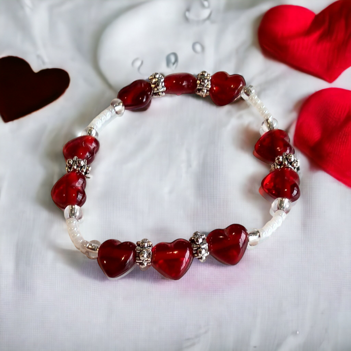 Jewelry - Red Hearts bracelet