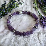 Jewelry- Amethyst Bead Bracelet