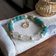 Jewelry- Turquoise Magnesite Bead Bracelet