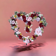 Wreaths - Heart Shape Floral Wreath