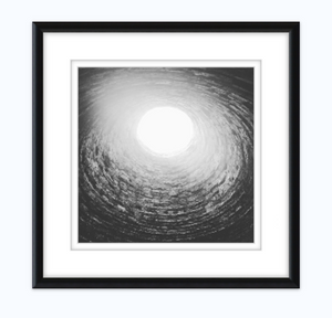 ART -Framed Photo Print of Circle and Light