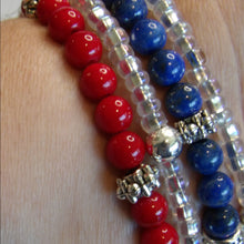 Load image into Gallery viewer, Jewelry - Red, white and Blue set