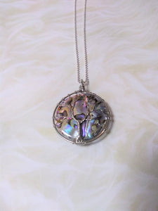 Jewelry- Necklace with Abalone shell pendant